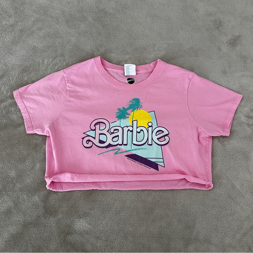 Barbie Mattel Pink Crop Top